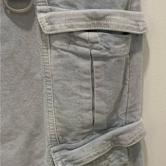 4/$15 PacSun Light Blue Flare Cargo Jeans - Picture 5 of 8